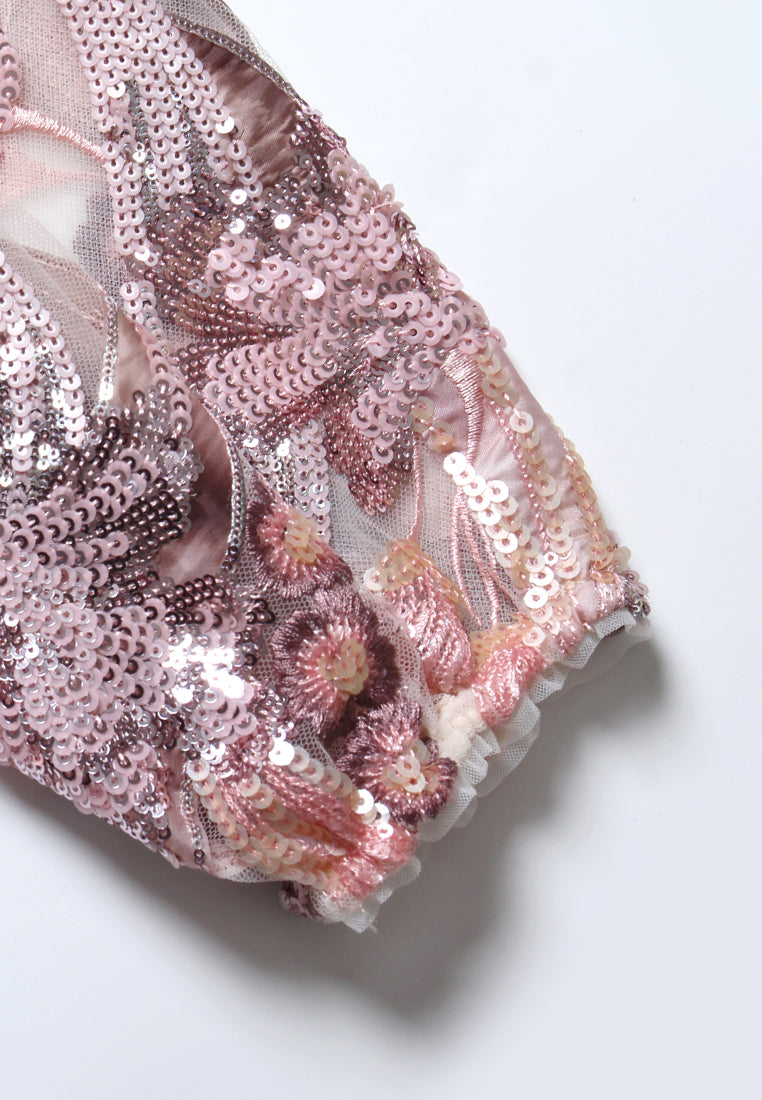 Rose Jardin Embroidered Dress