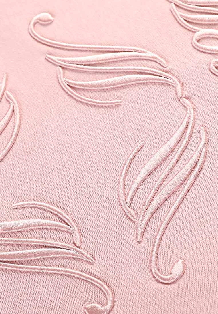 Rose Signature Embossed Sweatshirt