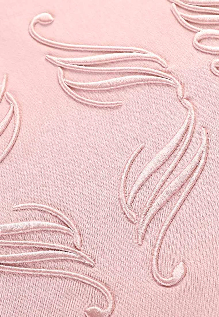 Rose Signature Embossed Sweatshirt