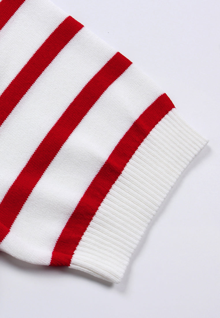 Nautical Striped Knit Top