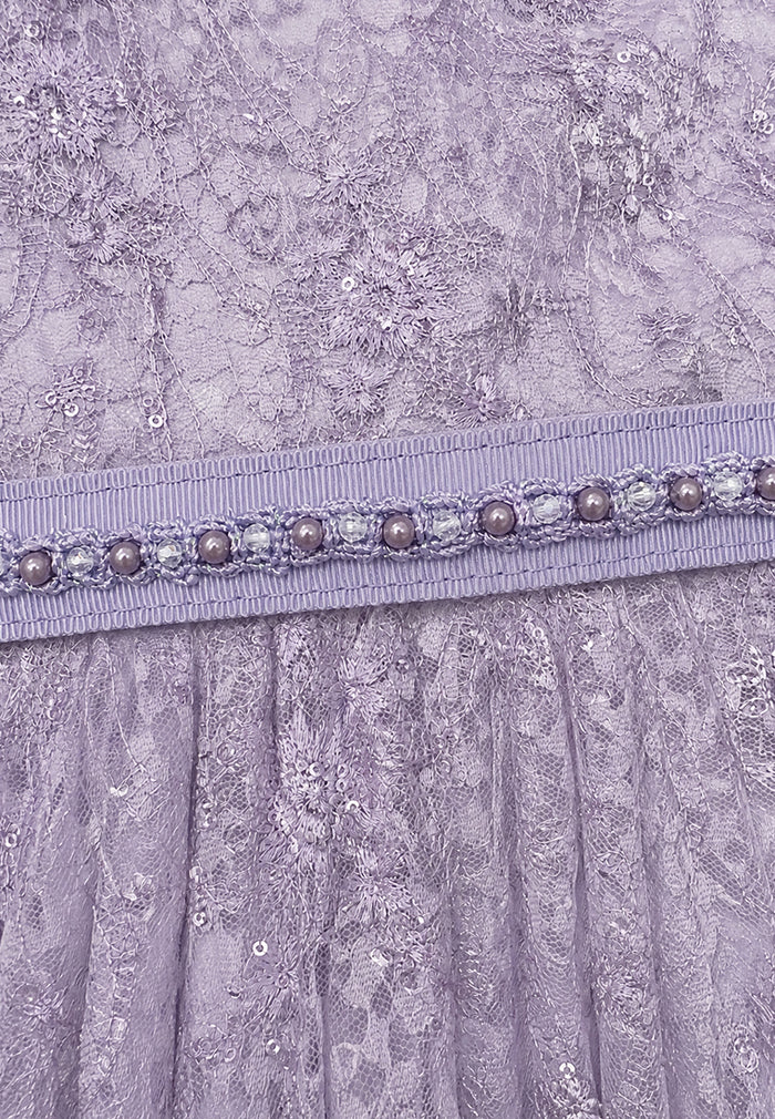 Lavande Florale Lumière Dress