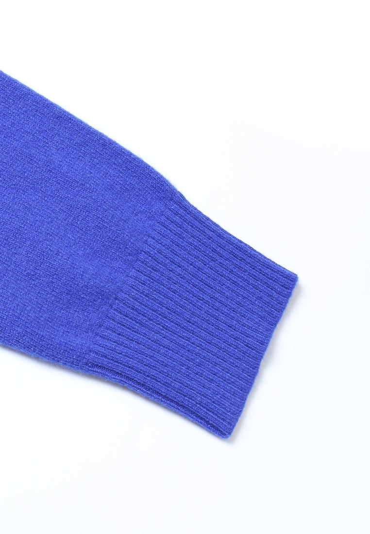 Emblem Embossed Knit Sweater