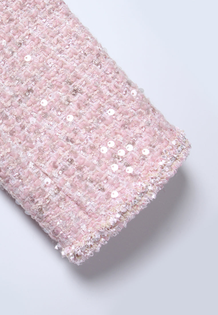 Rose Éclat Sequin Jacket