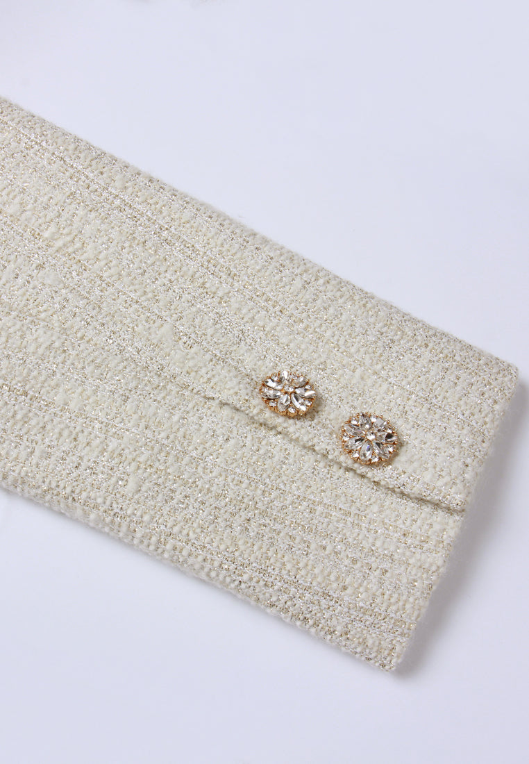 Knot-Detail Tie-Belt Jacket