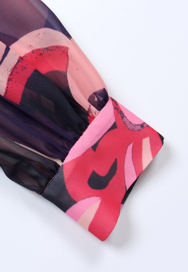 Aurora Flow Bow Blouse