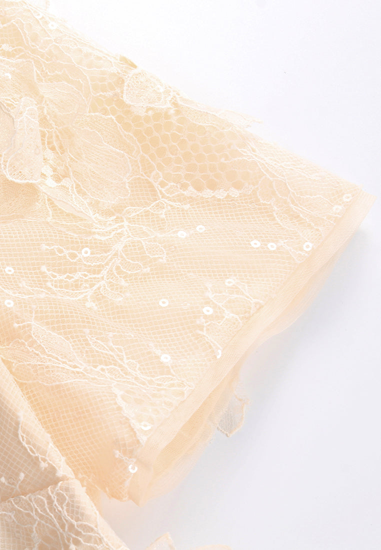 Crème Dentelle Lumière Dress