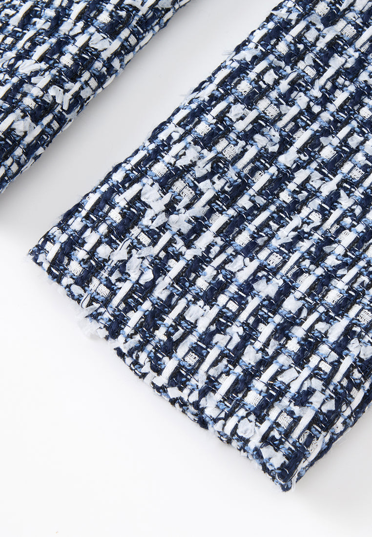 Mixed Tweed Cropped Jacket