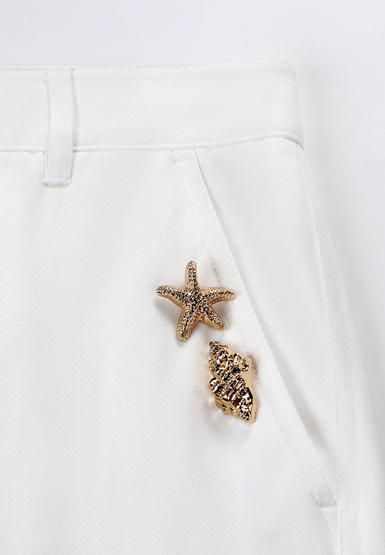 Riviera Wide‑Leg Jeans
