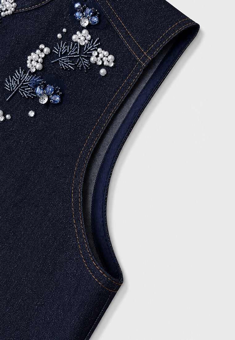 Indigo Florale Fusion Jumpsuit