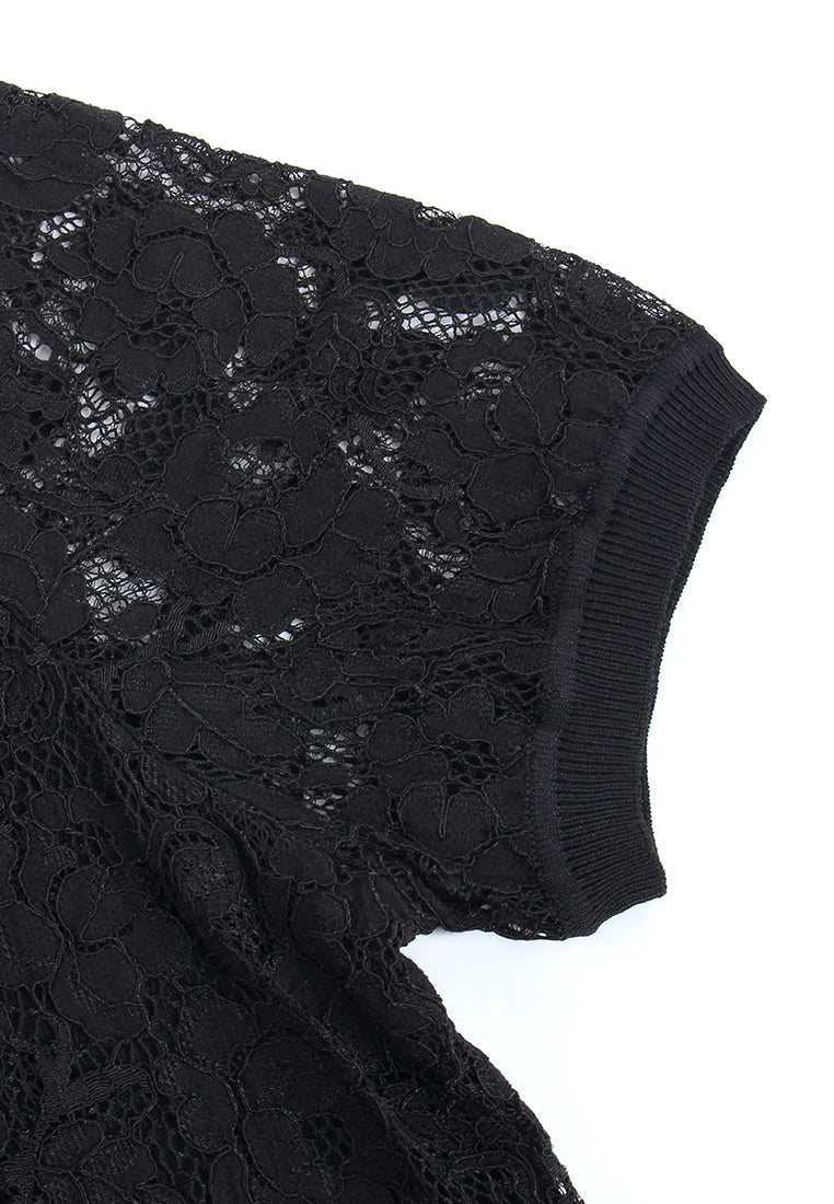 Blush Elegance Lace Top