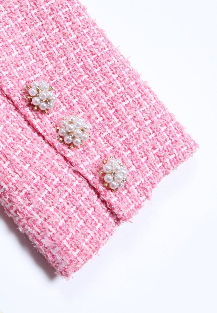 Rose Bloom Tweed Jacket