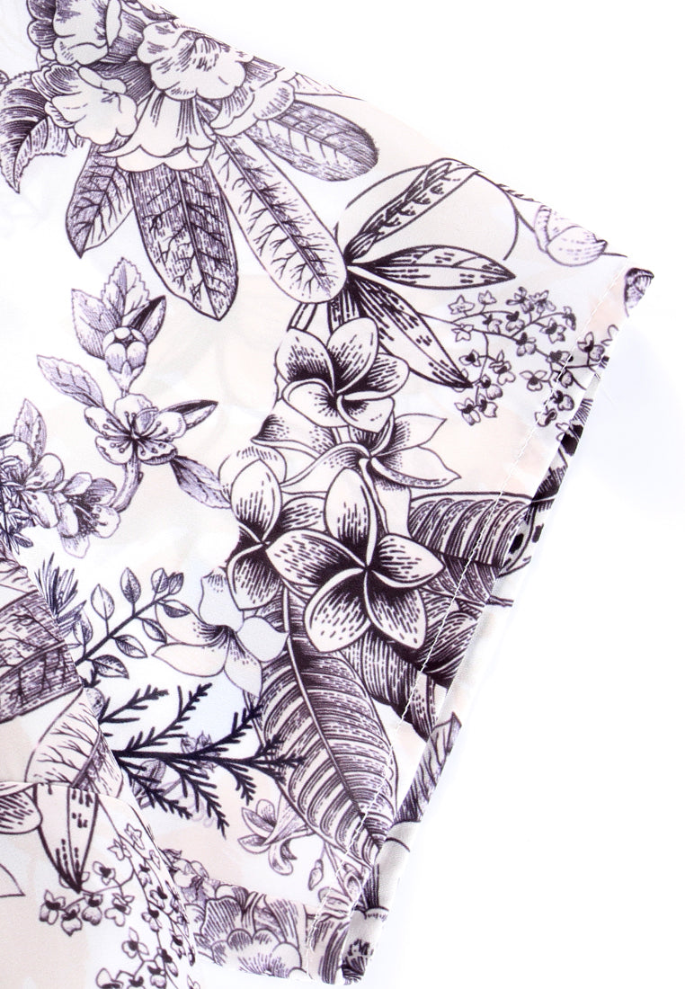 Bluejay Garden Print Top