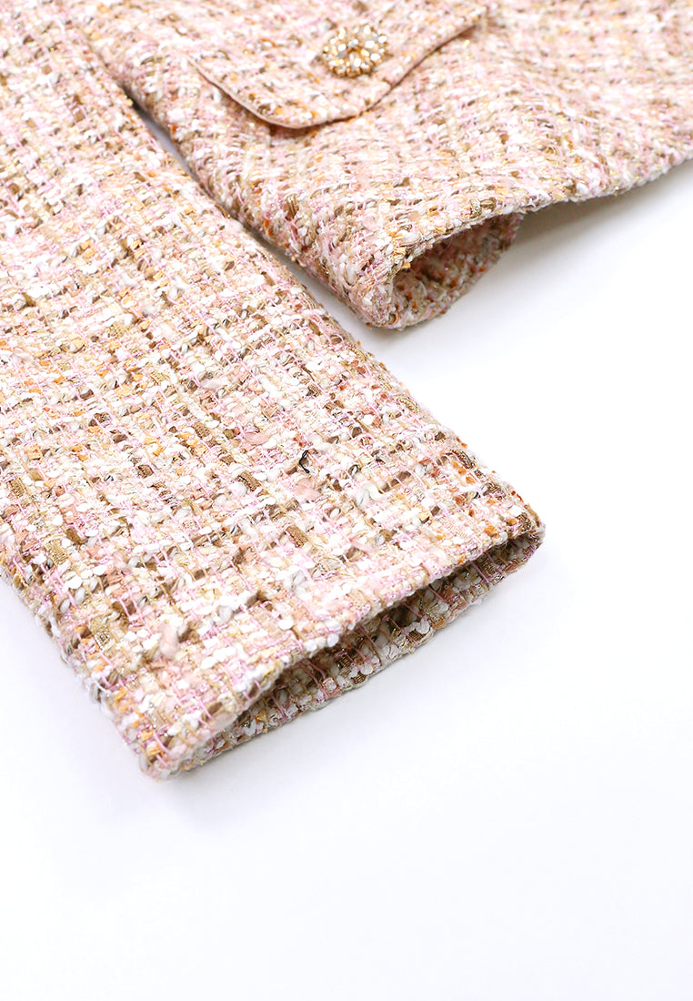 Beige Tweed Doré Jacket