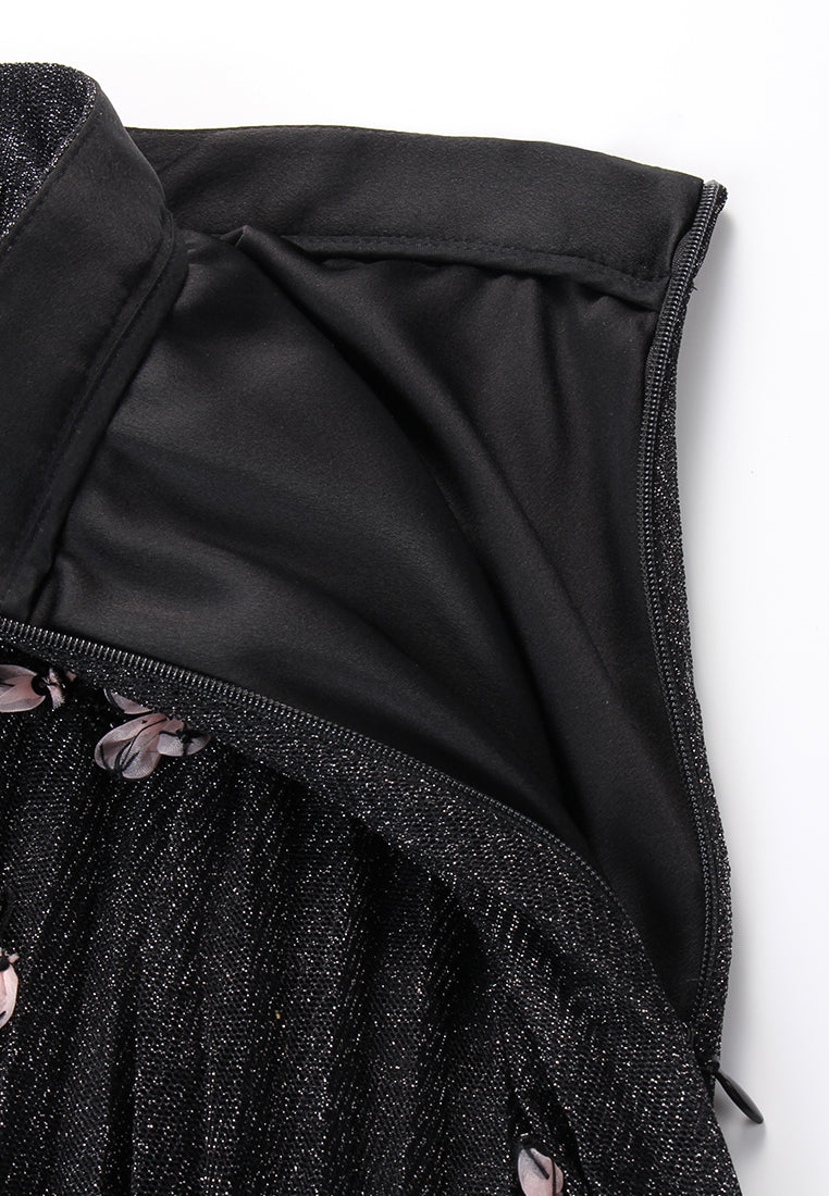 Blush Bloom Pleated Skirt