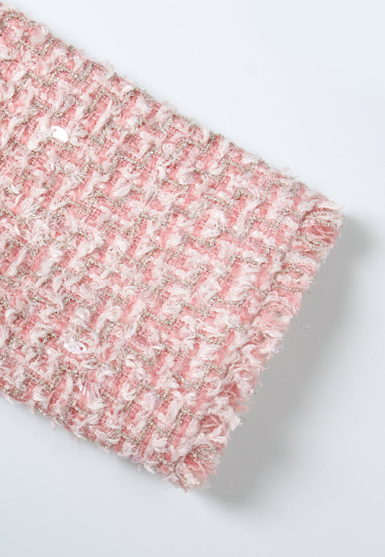 Fleur Pocket Tweed Dress