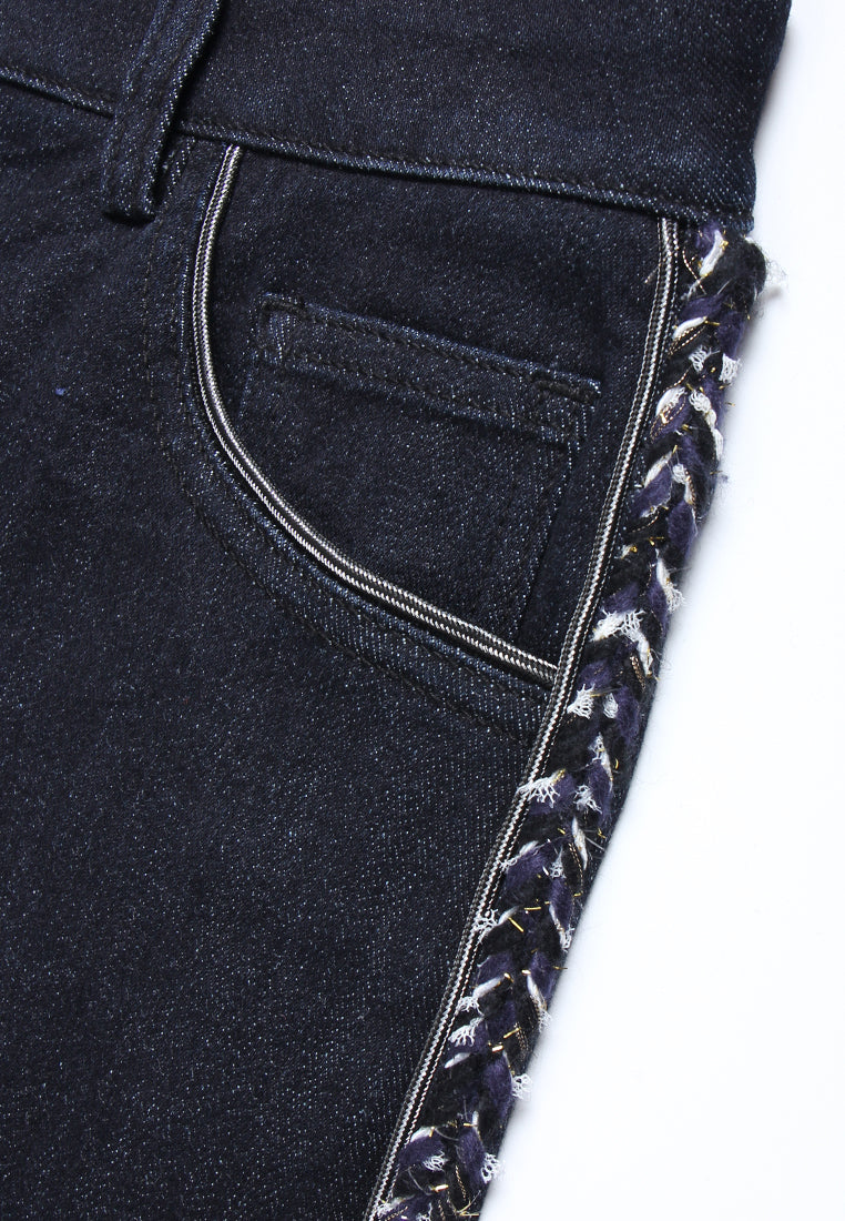 Marais Woven Edge Flare Jean