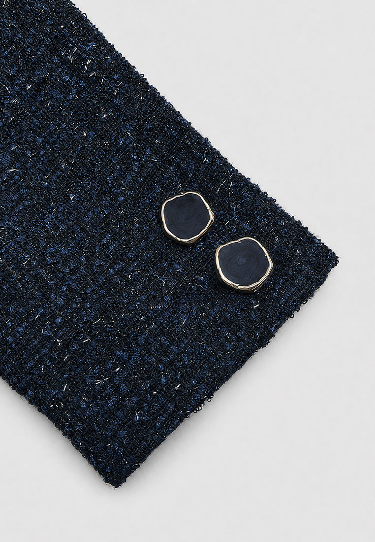 Marine Majesté Tweed Coat