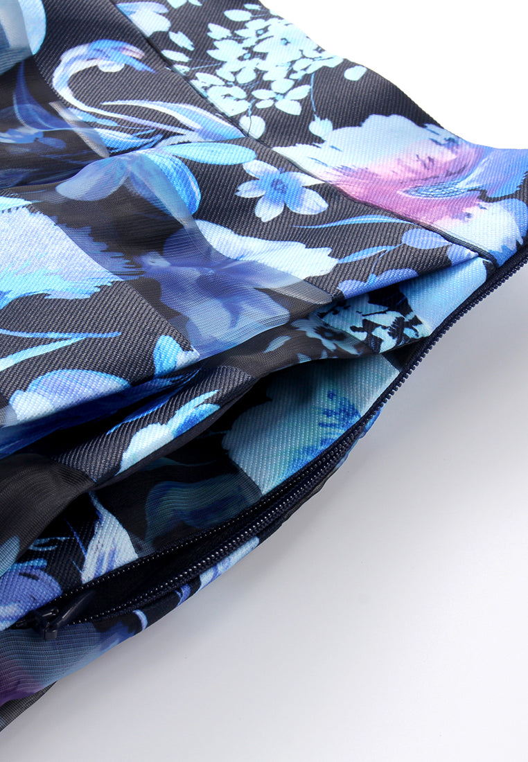Azure Bloom Horizon Skirt