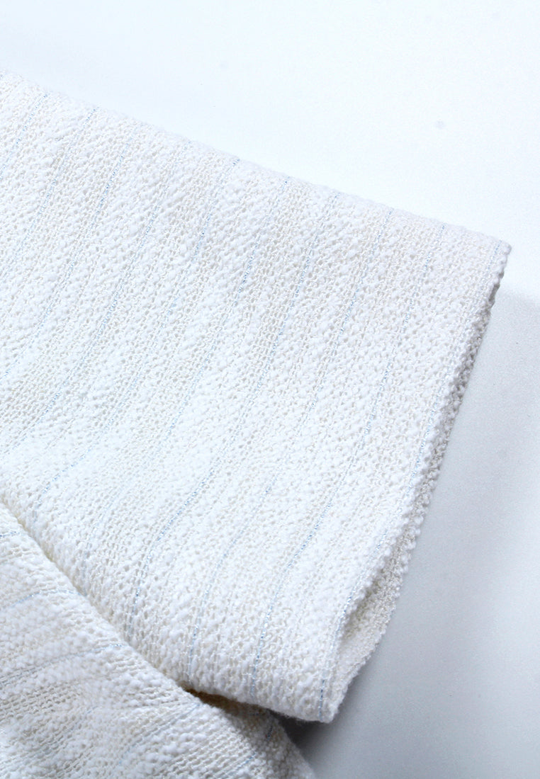 Ivory Peony Embellished Dress