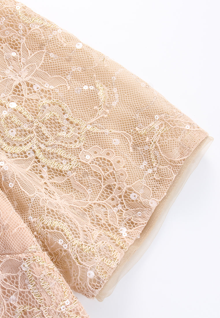 Blush Dentelle Étoilé Dress