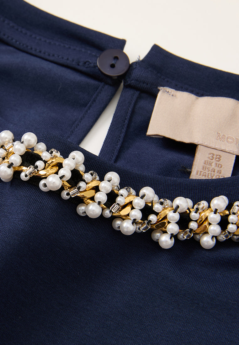 Embellished Chain-detail Sleeveless top
