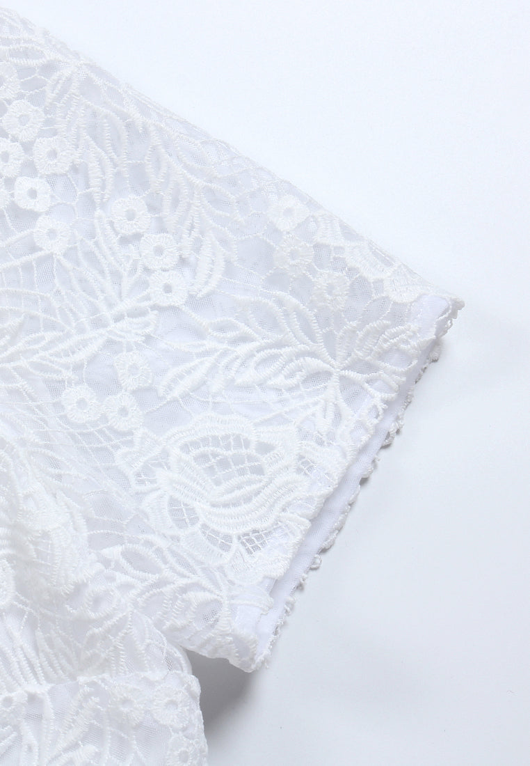 Ivory Lace Elegance Dress