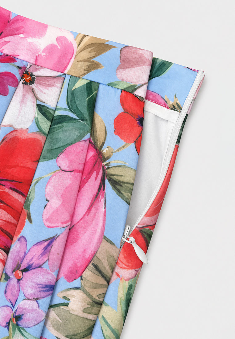 Bleu Florale Vibrance Skirt