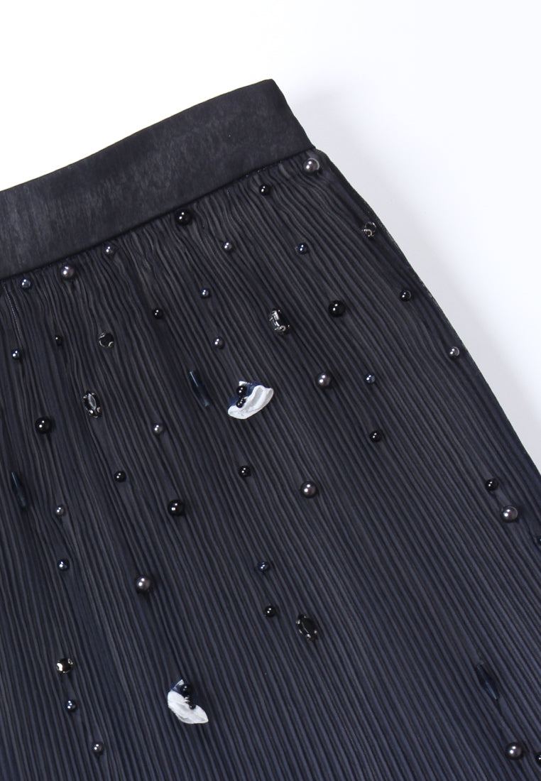 Snowdrop Ombre Pleated Skirt