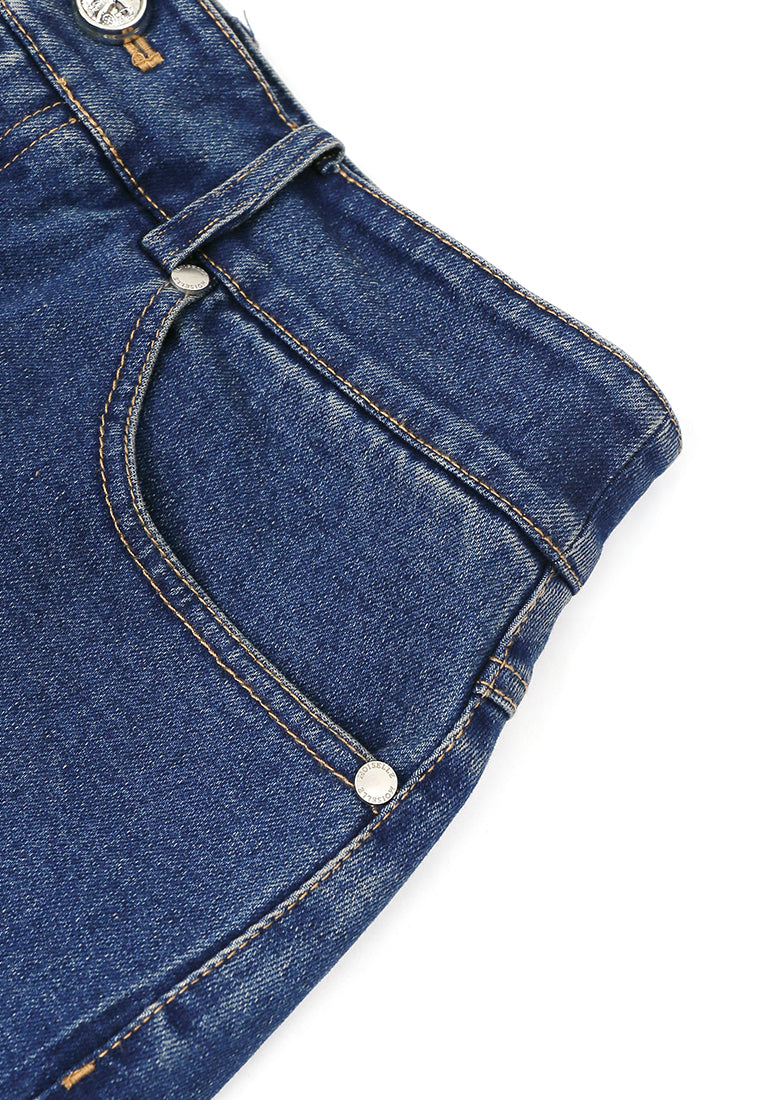 Bleu Denim Classique Shorts