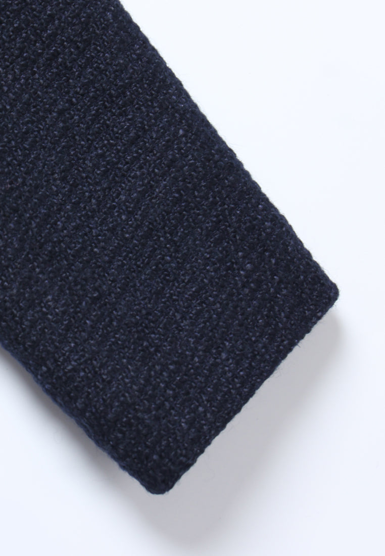 Marine Fleur Embroidered Coat