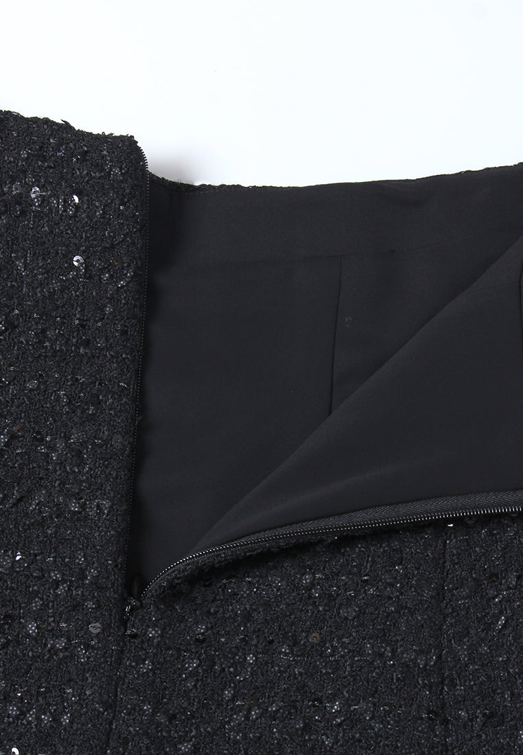 Ondée Shimmer Tweed Skirt