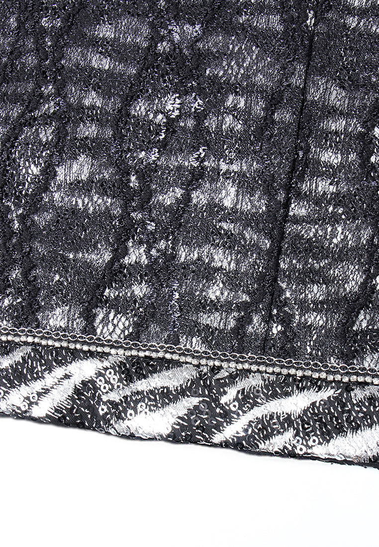 Lumière Abstract Tweed Jacket