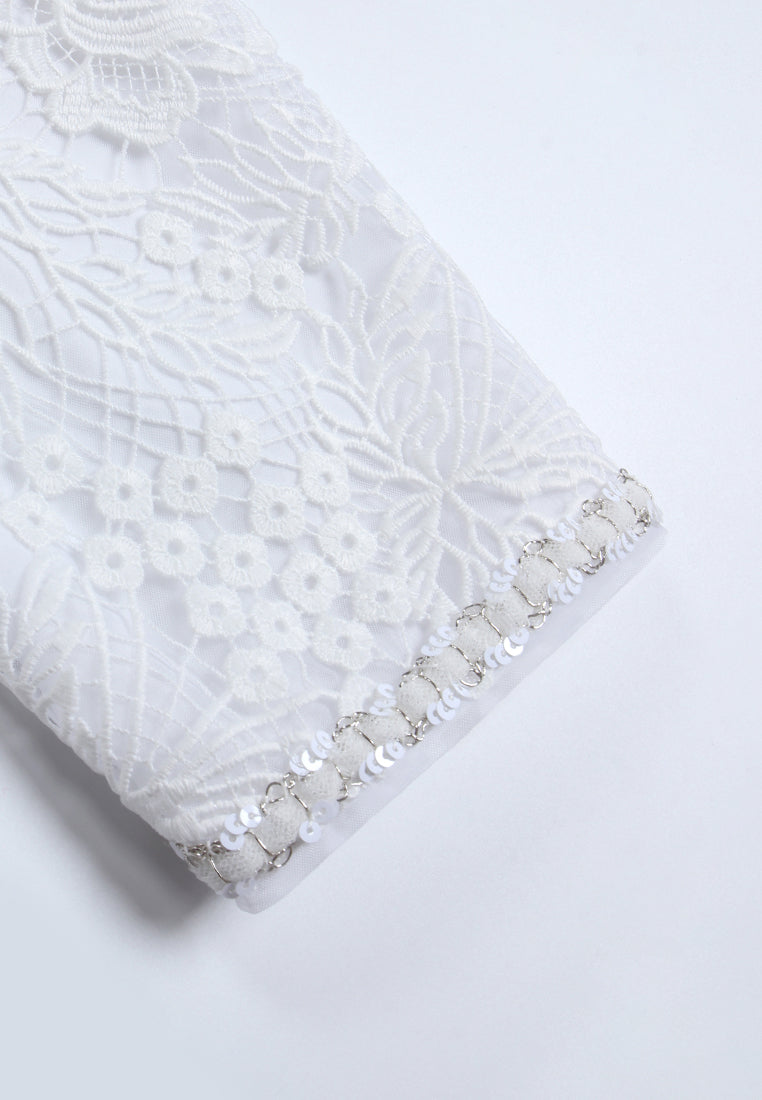 Pearl Bloom Embroidered Jacket