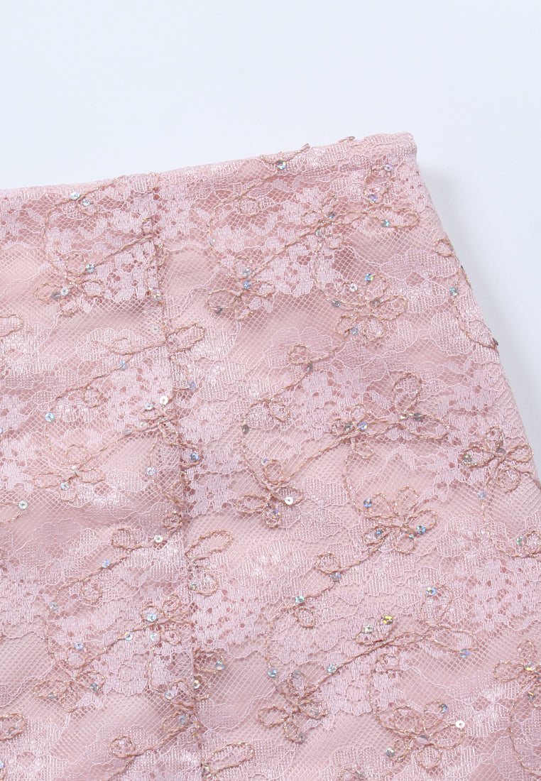 Rose Lace Élegance Skirt