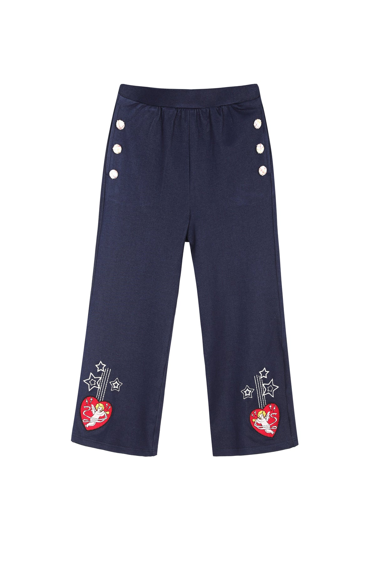Étoile Rêve Embroidered Knit Culottes