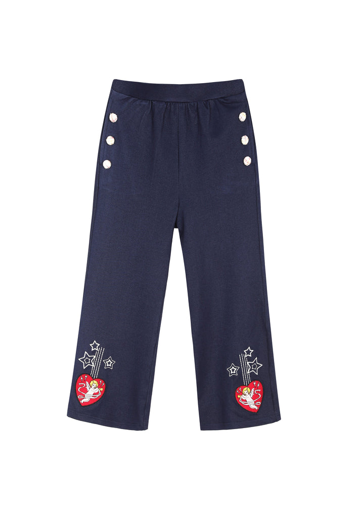 Étoile Rêve Embroidered Knit Culottes