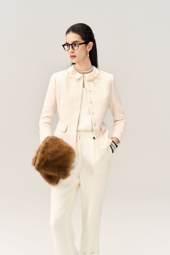 Embellished Appliqué Jacket