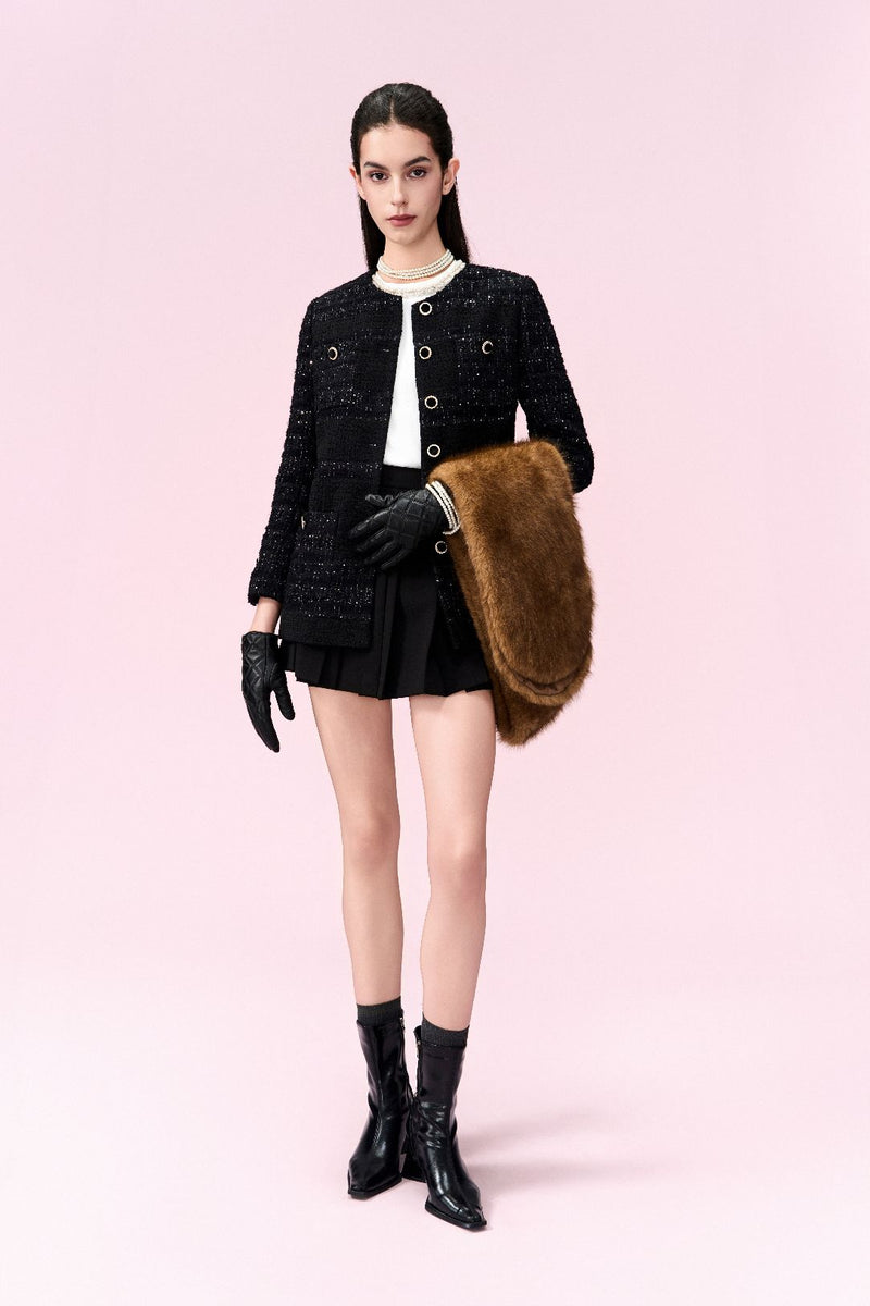 Bijou Grommet Tweed Jacket