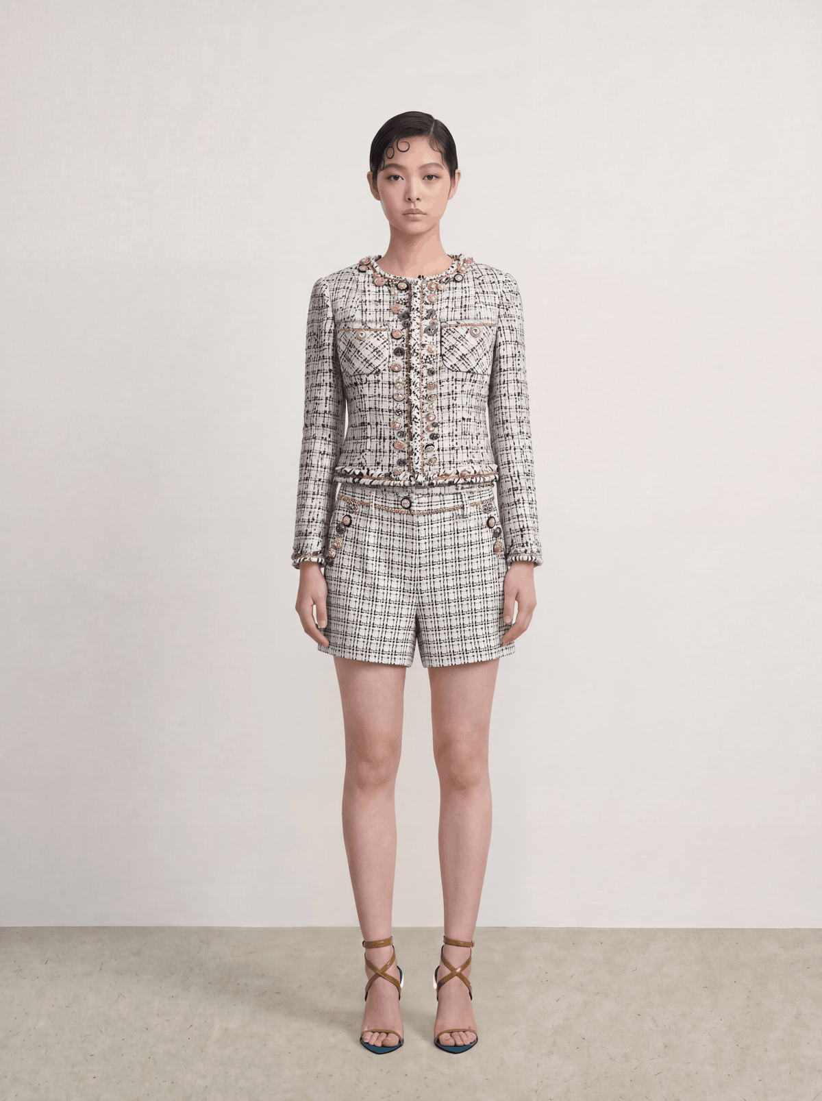 Château Check Tweed Jacket