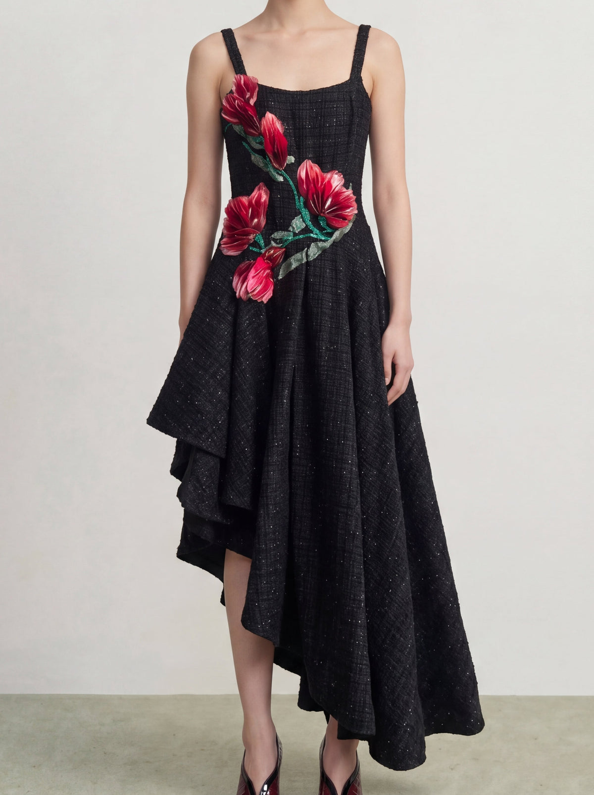 Noir Rouge Éclosion Dress