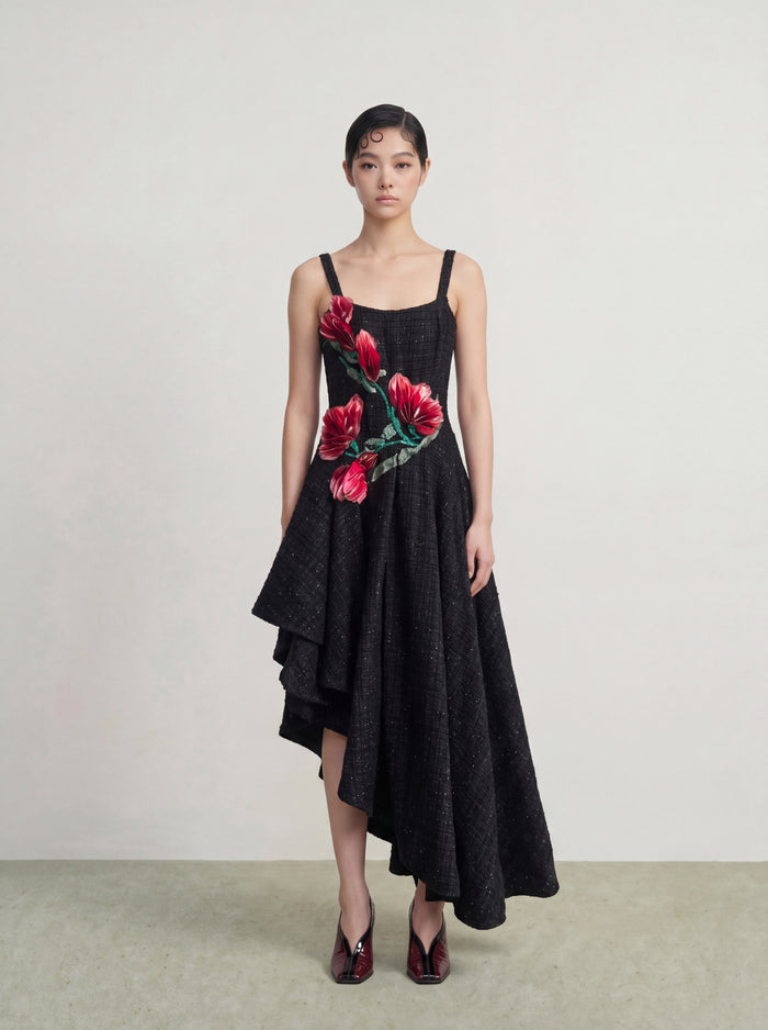 Noir Rouge Éclosion Dress