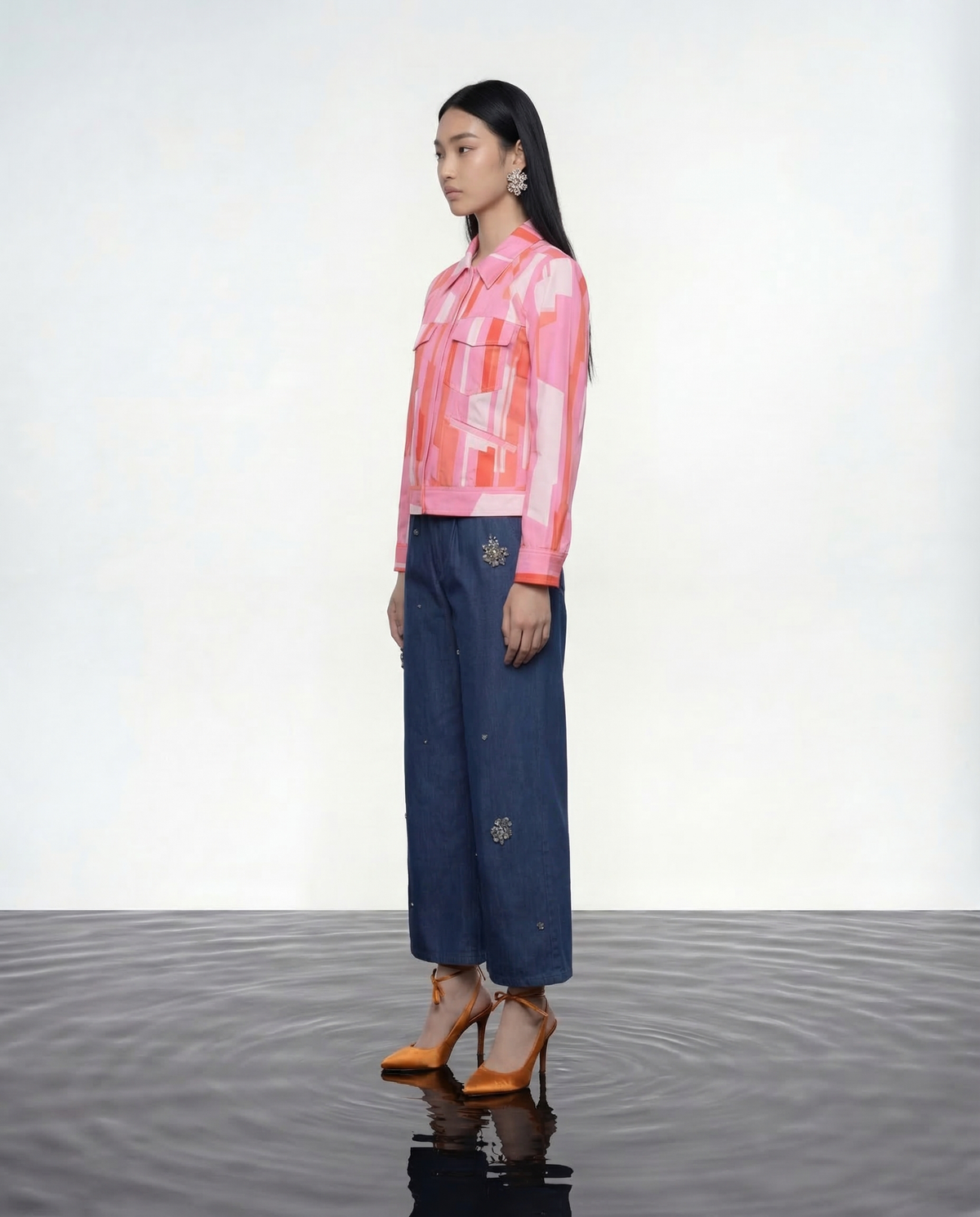 Prism Flow Geometric Jacket