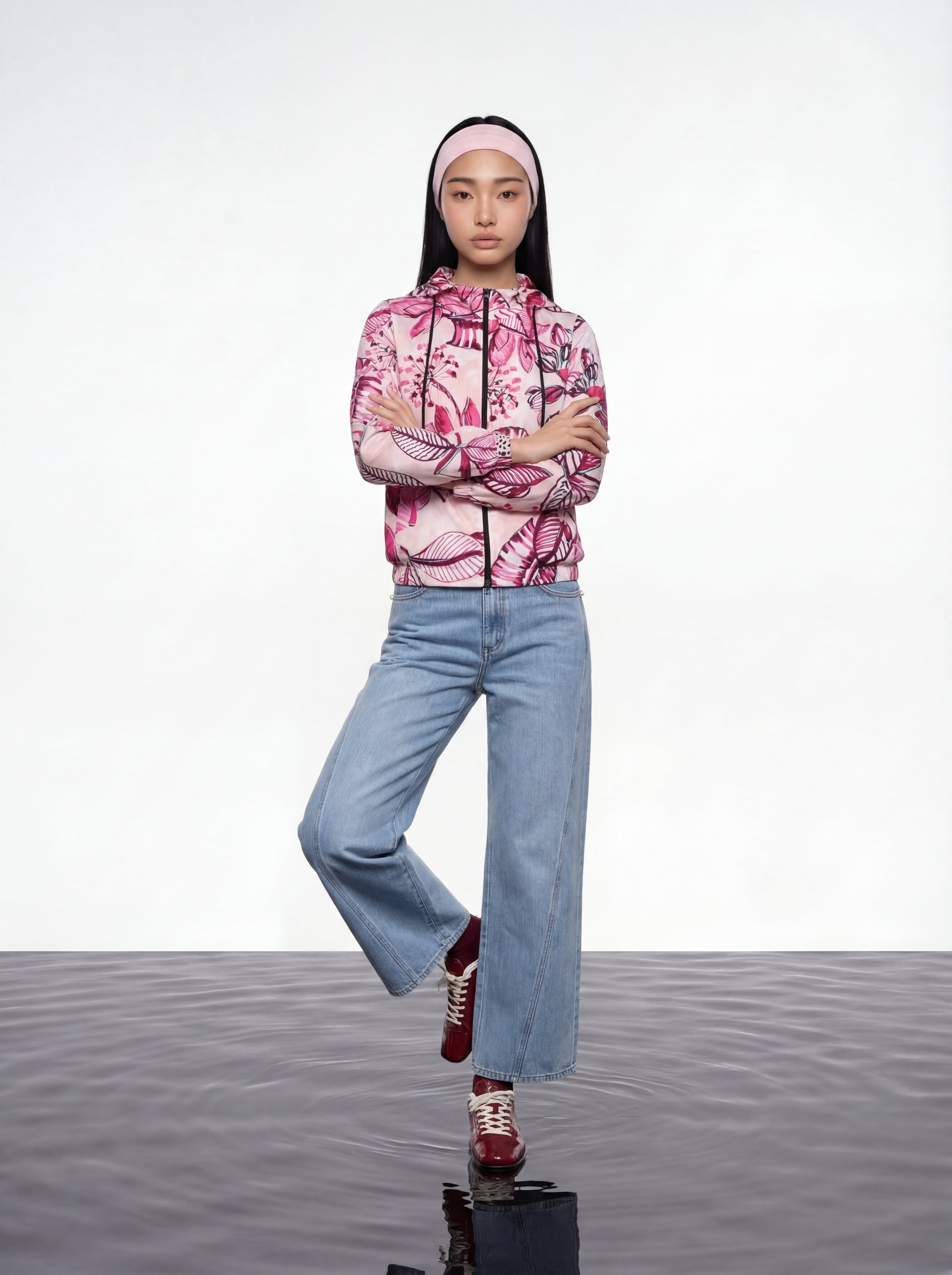 Prism Bloom Hooded Jacket