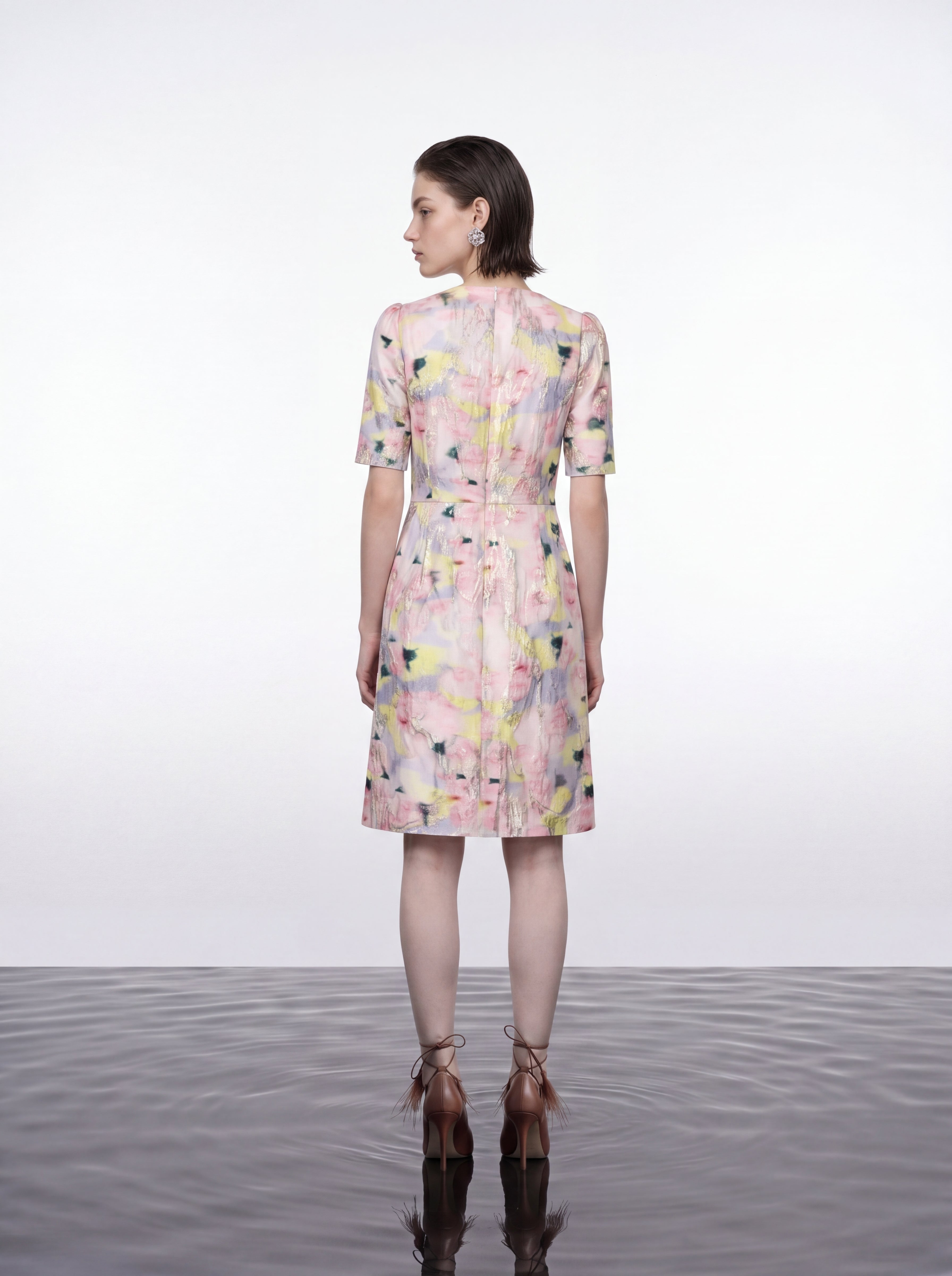 Watercolour Bloom Garden Dress
