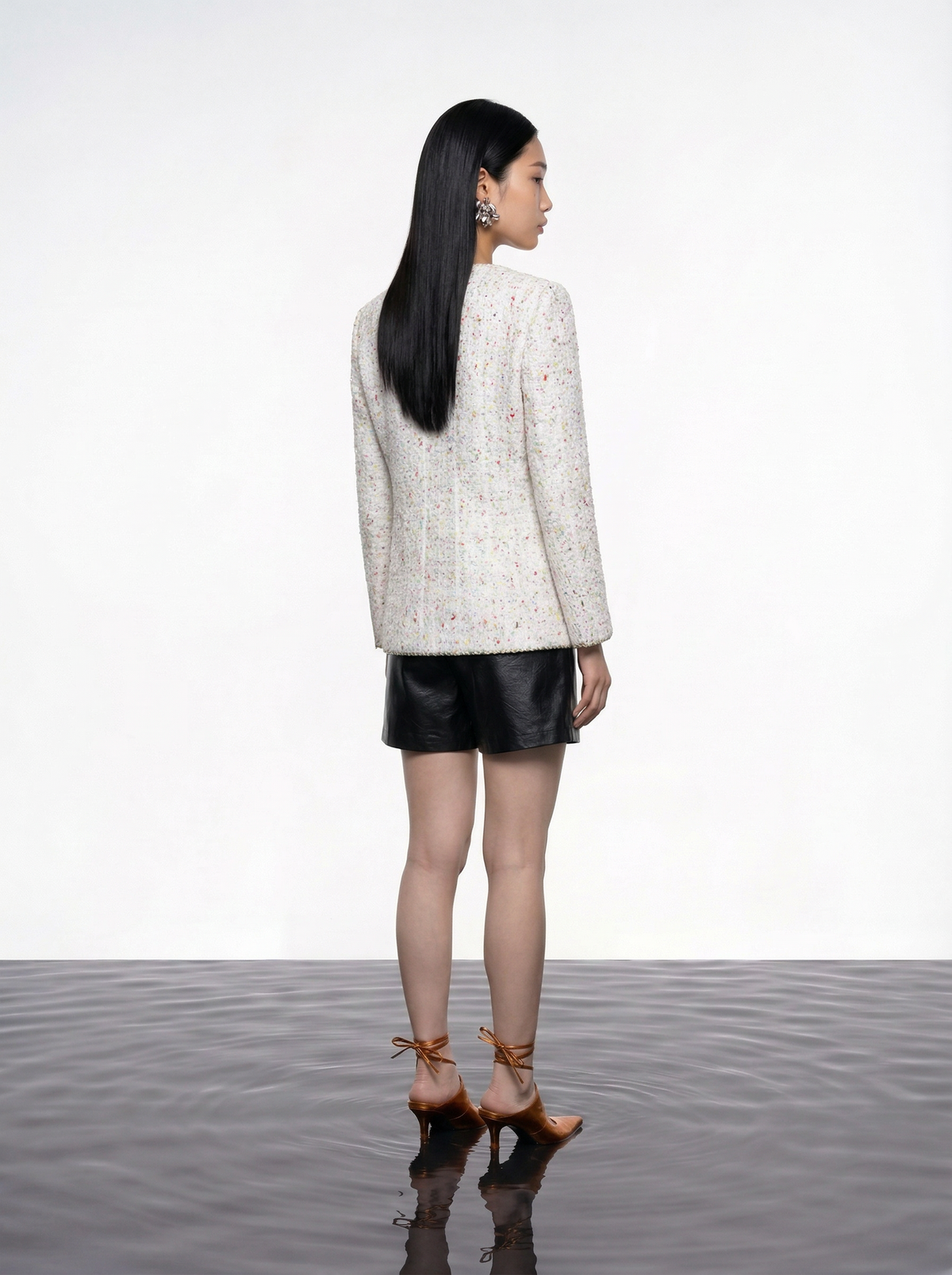 Chromatic Speck Tweed Jacket