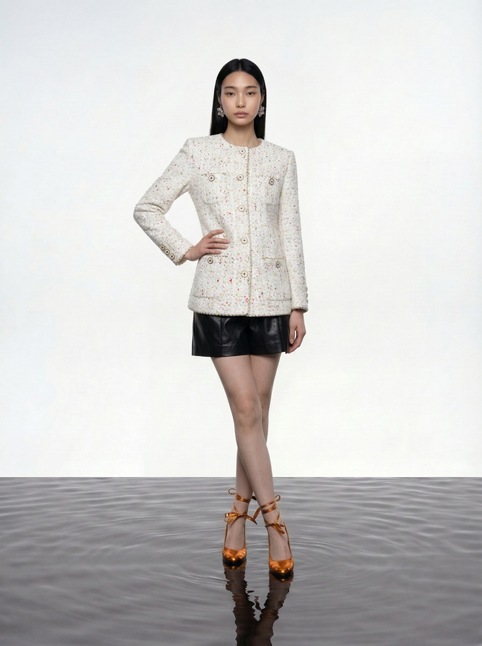 Chromatic Speck Tweed Jacket