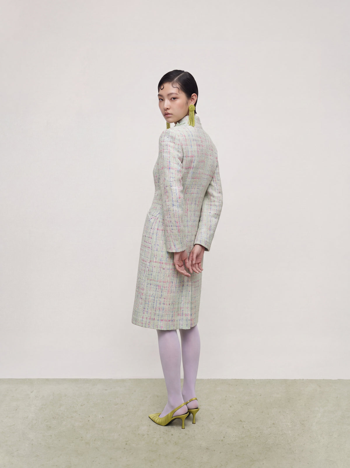 Pastel Tweed Mélodie Coat