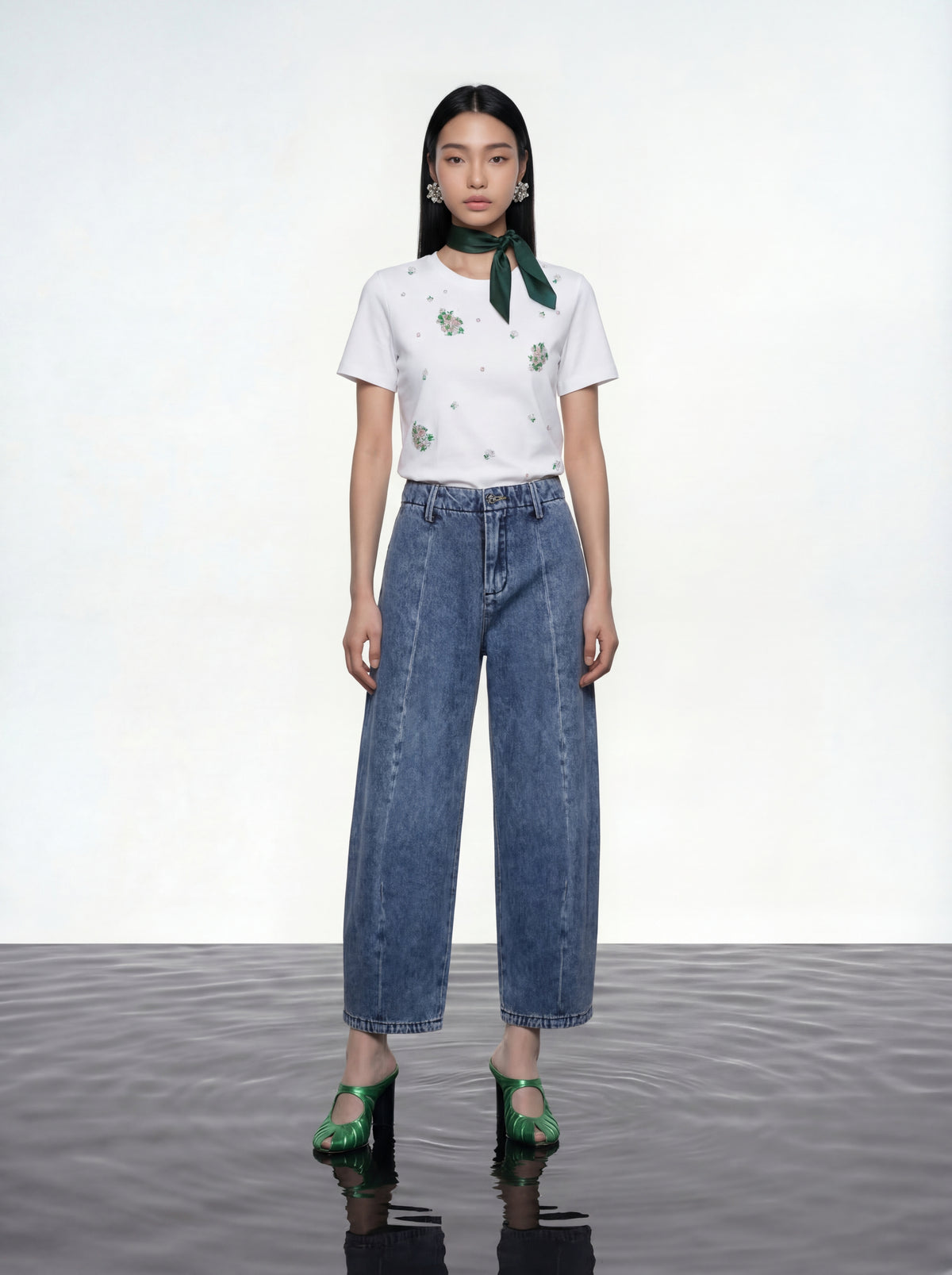 Ivory Bloom Floral T-Shirt