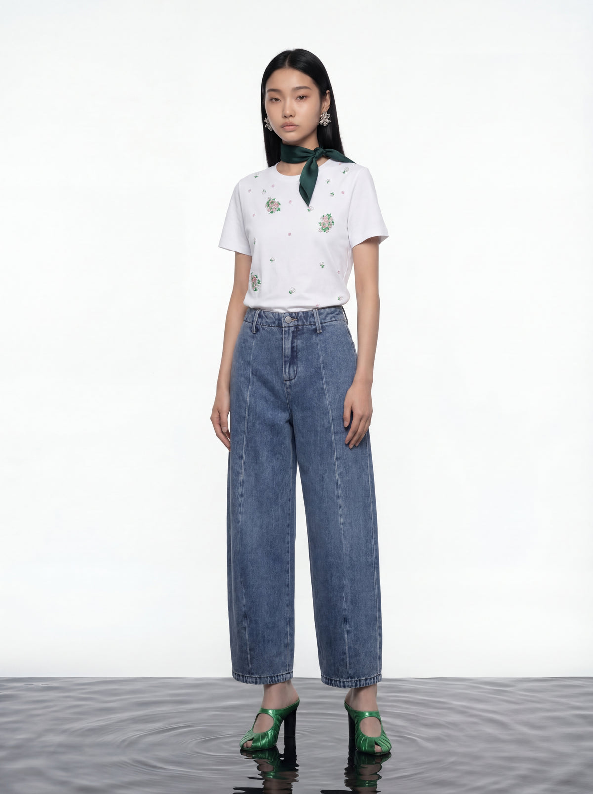 Ivory Bloom Floral T-Shirt