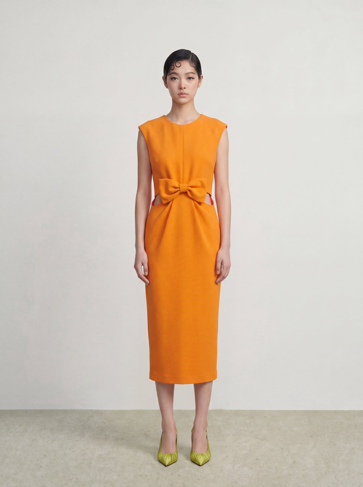 Citrine Majesté Bow Dress